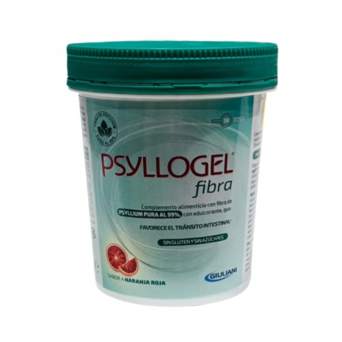 Psyllogel Fibra 170 g sabor naranja roja