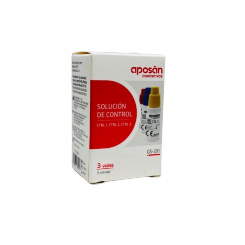Solución de Control Glucómetro Aposan...