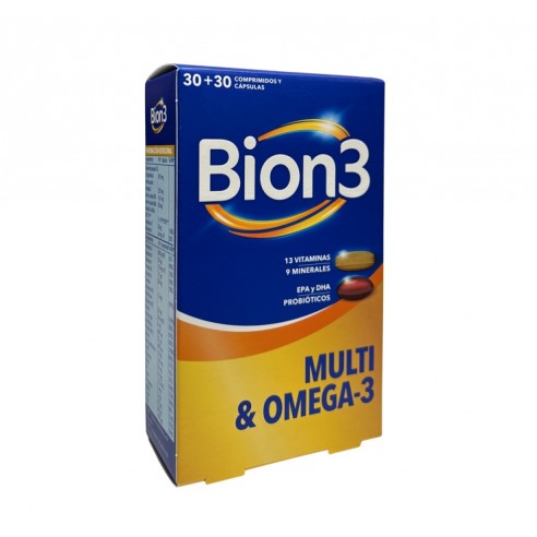 Bion3 Multi & Omega-3 30 comprimidos...