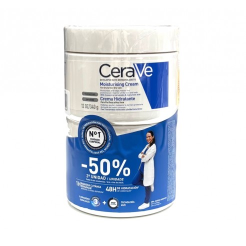 Cerave Duplo Crema hidratante 2 x 340 g