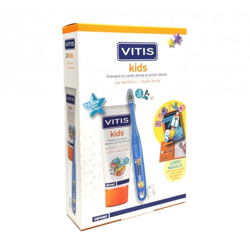 Vitis Kids Pack gel dentífrico 50 mL...
