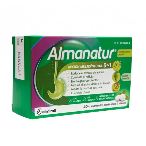 Almanatur 40 comprimidos masticables...