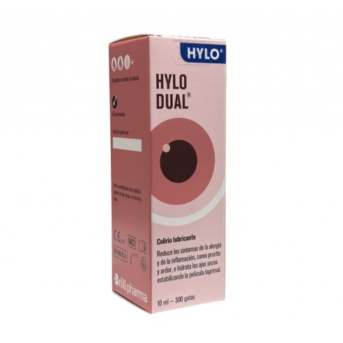 Hylo Dual 10 mL. Ectoína e hialuronato