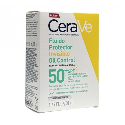CeraVe Fluido Protector Invisible Oil...