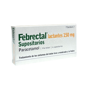 Febrectal Lactantes 150mg 6...