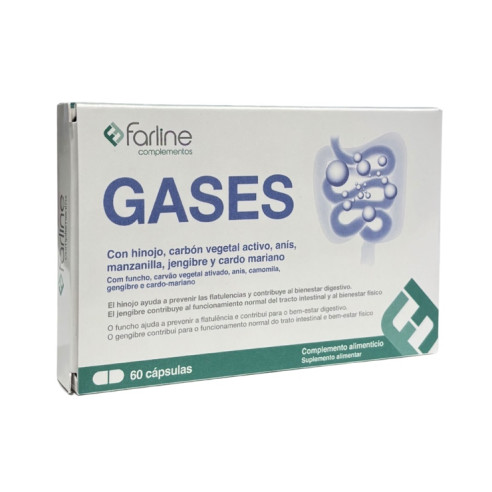 Farline Complemento Gases 60 cápsulas