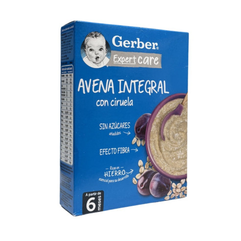 Gerber Papilla de Avena Integral con...