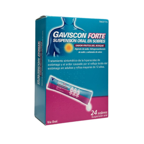 Gaviscon Forte 24 sobres suspensión...