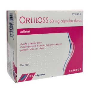 Orliloss 60 mg 120 cápsulas