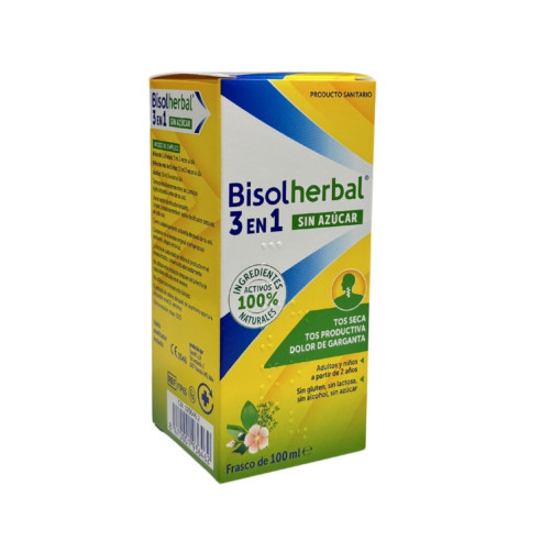 Bisolherbal 3 en 1 sin azúcar 100 mL