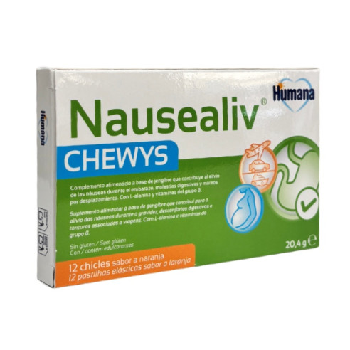 Nausealiv Chewys 12 chicles