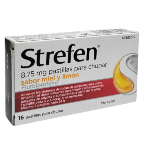 Strefen 8,75 mg 16 pastillas para...