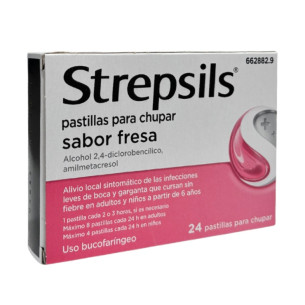 Strepsils 24 pastillas para...