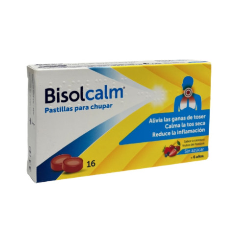 Bisocalm Sabor Cereza 16 Pastillas...