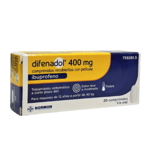 Difenadol  400 mg 20 comprimidos