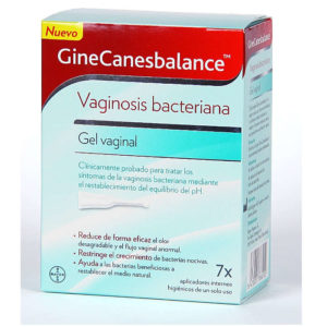 Ginecanesbalance vaginosis. Botiquín de vacaciones